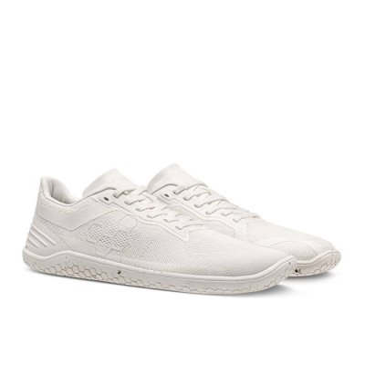 Vivobarefoot Geo Racer II Schoenen Heren - Wit Vegan Schoenen YAH029837